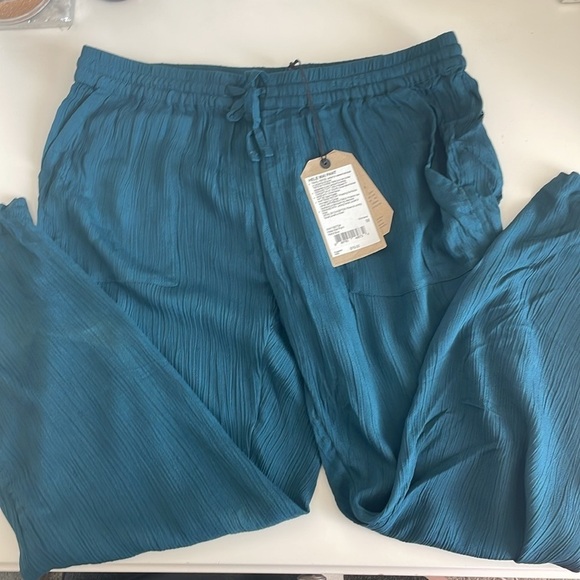 NWT PrAna Women’s Hele Mai Pant Petrol Blue Casual Pants - Size Medium - Picture 5 of 10